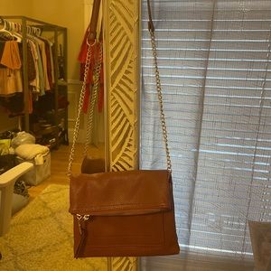 Brown Leather Crossbody Purse